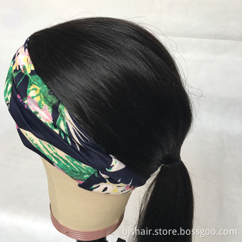 Vast drop shipping wholesale Straight headband wig human hair headband wigs for black women wig headband